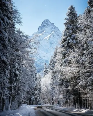 Фотоальбом Зимний Домбай: скачайте фотографии в формате JPG