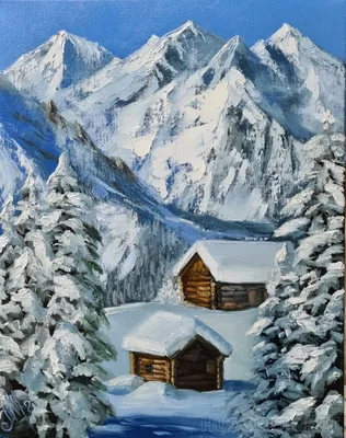Зимний домик: Изысканная фотография зимнего пейзажа