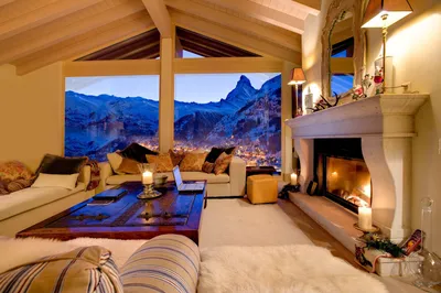 Зимний домик: Прекрасная фотография зимнего уюта