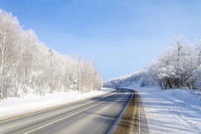 Зимние трассы во всей красе: Изображения для скачивания