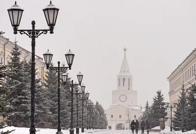 Волшебство зимы в Казани: Фотографии исторических артефактов