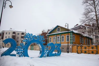 Изысканный зимний архитектурный стиль Казани: Картинки для скачивания