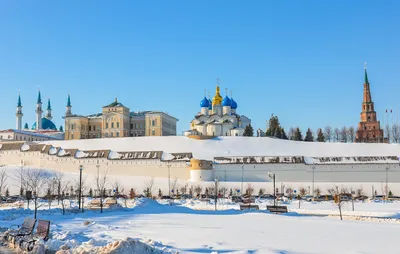 Зимний архитектурный восторг: Фото достопримечательностей Казани