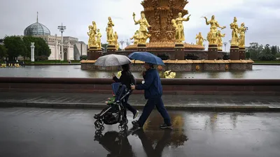 Город в дожде: Заснято в Москве