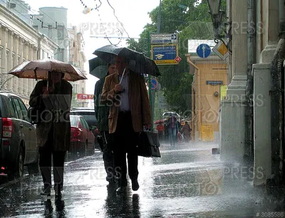 Мокрые улочки Москвы: Красота дождя