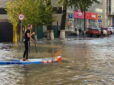 Атмосферные снимки: дождливый день в Новороссийске