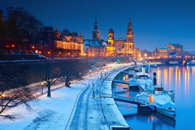 Зимняя красота Дрездена: выберите размер и скачайте фото в формате JPG