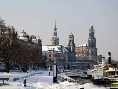 Зимний Дрезден: загрузите фото в формате по вашему выбору