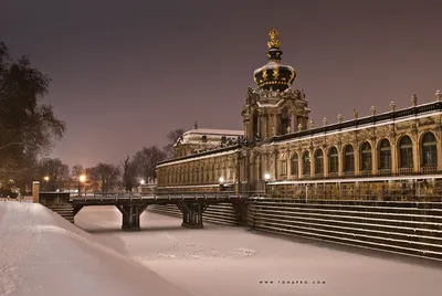 Фотографии зимнего Дрездена: выберите размер и формат изображения
