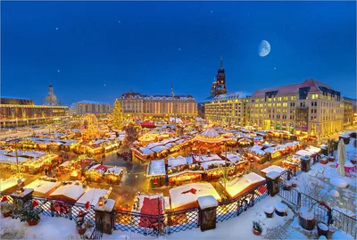 Зимняя картина Дрездена: загрузите фото в JPG, PNG или WebP