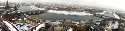 Зимний Дрезден в фотографиях: выберите размер и формат