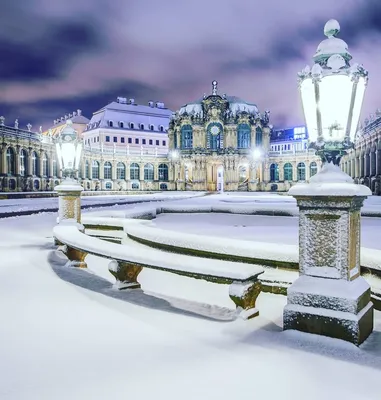 Волшебные моменты: зимний Дрезден в разных размерах и форматах