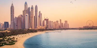 Фото Дубай пляжа в формате JPG, PNG, WebP