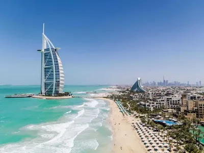 Фотоальбом с потрясающими видами Дубайского пляжа