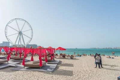 Арт-фото пляжа в Дубае