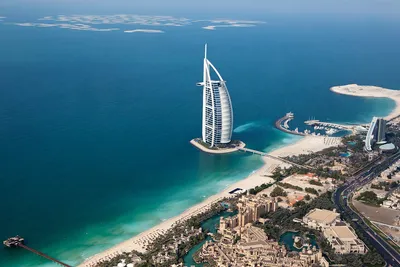 Фото пляжа в Дубае в формате PNG