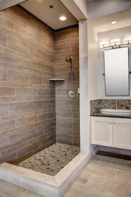 Фото душа в ванной без душевой кабины для ванной комнаты - новое изображение