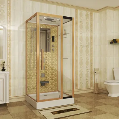 Фотоинспирация: душ в ванной без ограничений пространства
