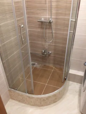 Вдохновение для ванной комнаты: фото дизайн с душем вместо ванны