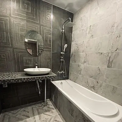 Фотографии ванных комнат с душем вместо ванны: идеи для ремонта