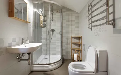 Минималистичные душевые кабины в ванной: фото идеи