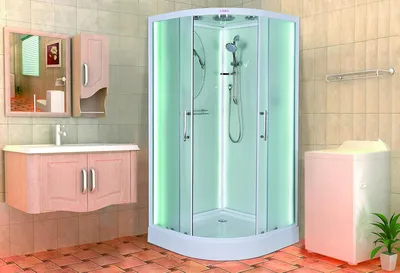 Фото душевой кабины вместо ванны: скачать в новом формате