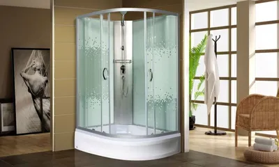 Душевая кабина вместо ванны: практичное решение для небольших ванных комнат