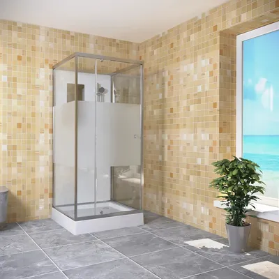 Ванная комната с душевой кабиной: создайте атмосферу спа-салона