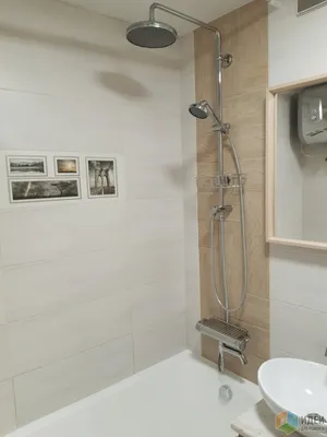 Фото душевой стойки в ванной - скачать в WebP формате
