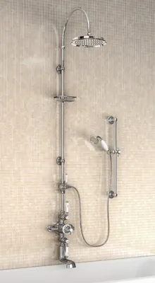 Душевая стойка в ванной: современный дизайн для вашего удобства