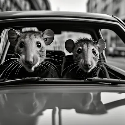 Две крысы: Фото высокого качества, JPG 