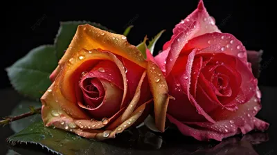 Две розы фотографии
