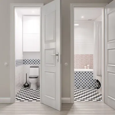 Фото дверей для ванной комнаты с возможностью выбора размера