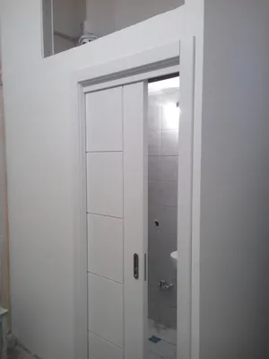 Креативные двери для ванной комнаты на фото