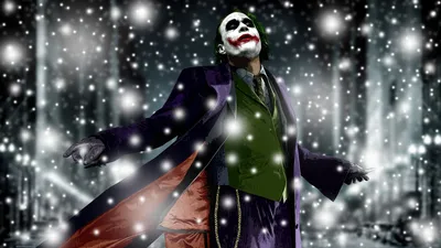 Иконическое фото Джокера из фильма Темный рыцарь
