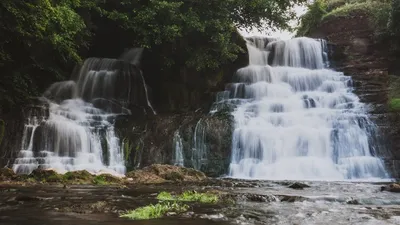 Впечатляющие фото Джуринского водопада