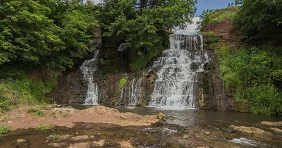 Фотография Джуринского водопада в HD качестве