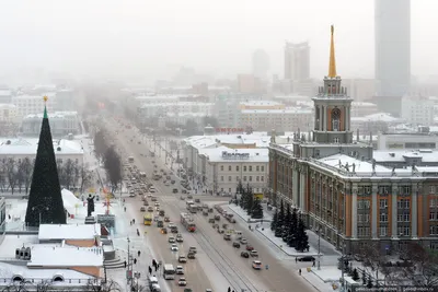 Зимний Парк: Картины Екатеринбурга в Морозном Великолепии