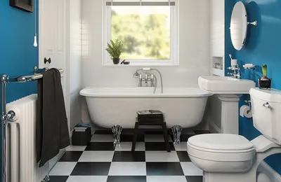 Фотографии современного и стильного экономичного ремонта ванной комнаты