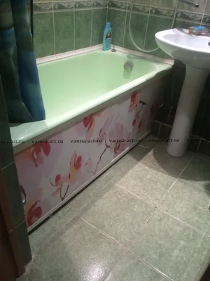 Фото экрана на ванну, создающего атмосферу уюта и комфорта