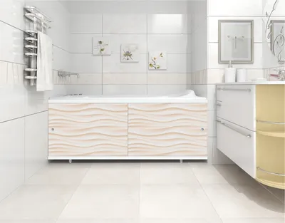 Уникальные фотографии экранов на ванну, вдохновляющих на творчество в дизайне ванной комнаты