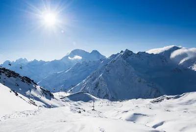 Зимний отдых на Эльбрусе: фотографии в различных форматах
