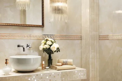 Уникальные варианты элитной плитки для ванной комнаты