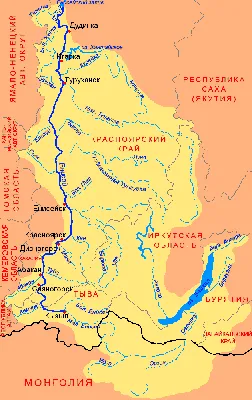 Величие и мощь реки Енисей на фото