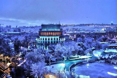 Зимняя красота Еревана: Фото в высоком разрешении