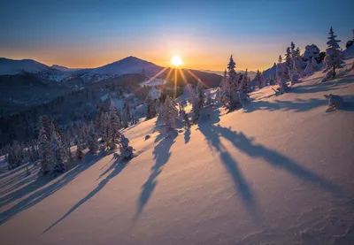 Великолепие зимнего пейзажа: выберите свой формат изображения