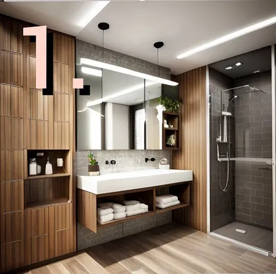 Эскизы ванной комнаты: качественные изображения в Full HD