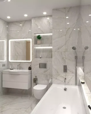 Ванные комнаты с минималистичным стилем: фотоэскизы