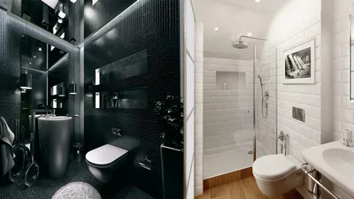 **Современный стиль ванной комнаты: фото после ремонта**