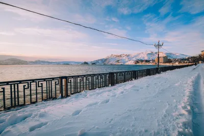 Феодосия зимой: Фотографии заснеженного морского побережья